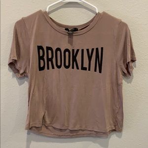 Forever 21 “Brooklyn” crop top